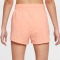 NIKE One Dri-FIT High-Waist Woven Trainingsshorts Mädchen 844 - apricot agate/white L (146-156 cm)