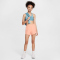 NIKE One Dri-FIT High-Waist Woven Trainingsshorts Mädchen 844 - apricot agate/white L (146-156 cm)