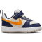 NIKE Court Borough Low Recraft Baby-Sneaker 126 - lt orewood brn/orange peel-midnight navy 18.5