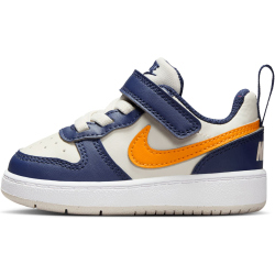 NIKE Court Borough Low Recraft Baby-Sneaker 126 - lt orewood brn/orange peel-midnight navy 22