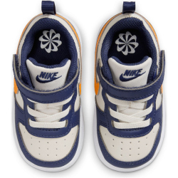 NIKE Court Borough Low Recraft Baby-Sneaker 126 - lt orewood brn/orange peel-midnight navy 22