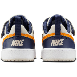 NIKE Court Borough Low Recraft Baby-Sneaker 126 - lt orewood brn/orange peel-midnight navy 22