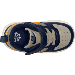 NIKE Court Borough Low Recraft Baby-Sneaker 126 - lt orewood brn/orange peel-midnight navy 22