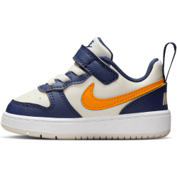 NIKE Court Borough Low Recraft Baby-Sneaker 126 - lt orewood brn/orange peel-midnight navy 23.5