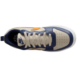 NIKE Court Borough Low Recraft Sneaker Kinder 126 - lt orewood brn/orange peel-midnight navy 38