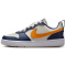 NIKE Court Borough Low Recraft Sneaker Kinder 126 - lt orewood brn/orange peel-midnight navy 38