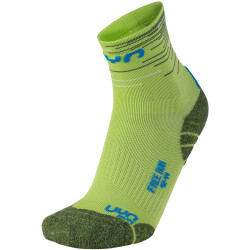 UYN Free Run Laufsocken Herren green lime/french blue 35-38
