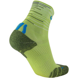 UYN Free Run Laufsocken Herren green lime/french blue 35-38