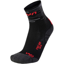 UYN Free Run Laufsocken Damen black/red 35-36