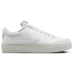 NIKE Court Legacy Lift Plateau Sneaker Damen 108 - white/photon dust-picante red 40.5