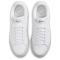 NIKE Court Legacy Lift Plateau Sneaker Damen 108 - white/photon dust-picante red 40.5