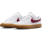 NIKE Court Legacy Sneaker Jungen 132 - white/team red-gum yellow 33
