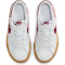 NIKE Court Legacy Sneaker Jungen 132 - white/team red-gum yellow 33