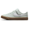 NIKE Court Legacy Sneaker Jungen 006 - light silver/white-gum dark brown 33