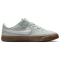 NIKE Court Legacy Sneaker Jungen 006 - light silver/white-gum dark brown 33