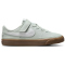 NIKE Court Legacy Sneaker Jungen 006 - light silver/white-gum dark brown 33