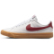 NIKE Court Legacy Sneaker Jungen 132 - white/team red-gum yellow 38