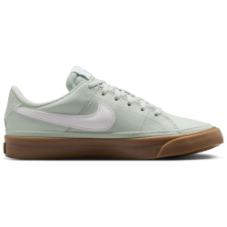 NIKE Court Legacy Sneaker Jungen 006 - light silver/white-gum dark brown 38