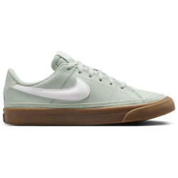 NIKE Court Legacy Sneaker Jungen 006 - light silver/white-gum dark brown 38