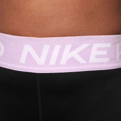 NIKE Pro Dri-FIT 3" Tights Mädchen 013 - black/doll/white XL (156-166 cm)