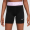 NIKE Pro Dri-FIT 3" Tights Mädchen 013 - black/doll/white XL (156-166 cm)