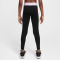 NIKE Pro Leggings Mädchen 014 - black/doll/white XL (156-166 cm)