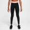 NIKE Pro Leggings Mädchen 013 - black/apricot agate/white L (146-156 cm)