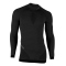 UYN Fusyon langarm Funktionsshirt Turtleneck aus Merinowolle Herren black/anthrazit/anthrazit L/XL