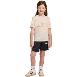 adidas Train Essentials Camo Print T-Shirt + Shorts Set Kinder