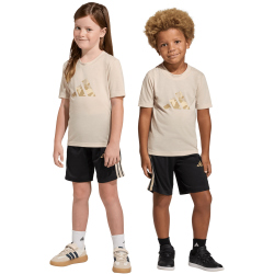 adidas Train Essentials Camo Print T-Shirt + Shorts Set Kinder