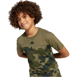 adidas Seasonal Essentials Camo Cotton T-Shirt Kinder