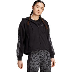 adidas Animal Print 3-Streifen French Terry Sweatjacke Damen