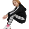adidas Essentials Trainingsanzug Kinder JX8752 - black/white 104