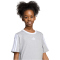 adidas Essentials T-Shirt Mädchen JW8631 - medium grey heather/white 128