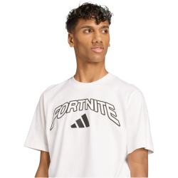 adidas x Fortnite Logo Graphic T-Shirt JV8013 - white XL