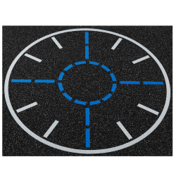 TRENDY SPORT Rubber Flooring ProFuTra Bodenmatte 40,5m²