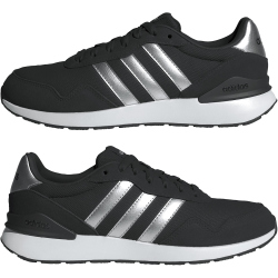 adidas Run 60s 4.0 Sneaker Damen JR6626 - core black/silver met./cloud white 43 1/3