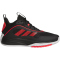 adidas Own the Game 3 Mid-Top Basketballschuhe Herren JR6673 - core black/lucid red/cloud white 40