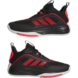 adidas Own the Game 3 Mid-Top Basketballschuhe Herren JR6673 - core black/lucid red/cloud white 42 2/3