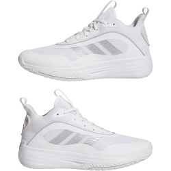 adidas Own the Game 3 Mid-Top Basketballschuhe Herren JR6671 - cloud white/silver met./grey one 41 1/3