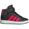 adidas Grand Court Mid-Top Sneaker Kinder JR0801 - core black/lucid red/grey six 35