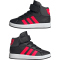adidas Grand Court Mid-Top Sneaker Kinder JR0801 - core black/lucid red/grey six 35