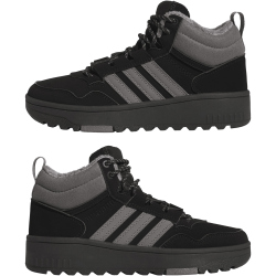 adidas Hoops 4.0 Mid-Top Winterized Sneaker Kinder JQ7903 - core black/grey four/core black 35.5