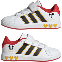 adidas x Disney Mickey Mouse Grand Court Sneaker Kinder JQ8067 - cloud white/core black/bold gold 29