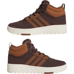 adidas Hoops 4.0 Mid-Top Winterized Sneaker JQ5364 - shadow brown/supplier colour/off white 42