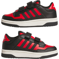 adidas Rapid Court CF Sneaker Kinder JR1021 - core black/collegiate red/core white 31