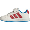 adidas x Marvel Spider-Man Grand Court Sneaker Kinder JS0778 - cloud white/pure ruby/bright blue 30.5