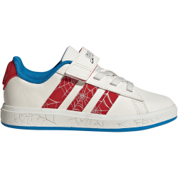 adidas x Marvel Spider-Man Grand Court Sneaker Kinder JS0778 - cloud white/pure ruby/bright blue 33