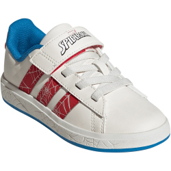 adidas x Marvel Spider-Man Grand Court Sneaker Kinder JS0778 - cloud white/pure ruby/bright blue 33