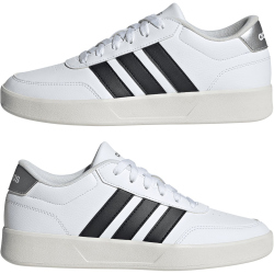 adidas Breaknet 3.0 Sneaker Damen JR3559 - cloud white/core black/silver met. 36